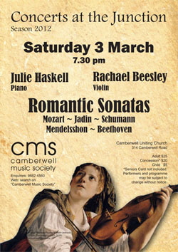 Romantic Sonatas board print